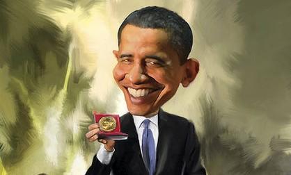 Obam wins Nobel Prize