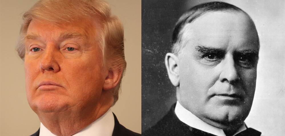 Donald Trump and William McKinley